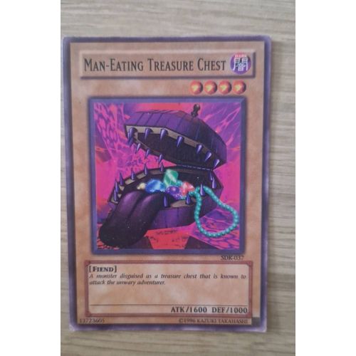 Man-Eating Treasure Chest Sdk-037 Yu Gi Oh
