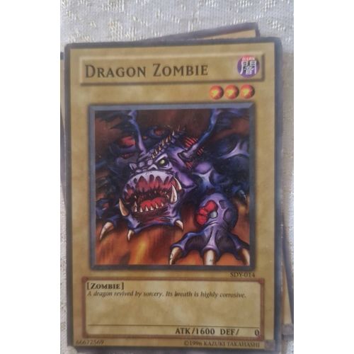 Dragon Zombie Sdy-014 Yu Gi Oh English