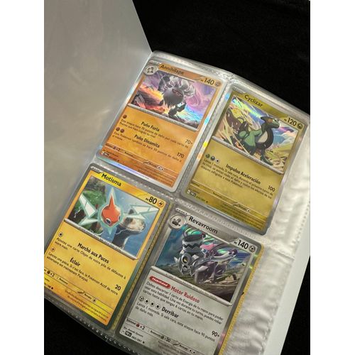 Classeur Pokémon Avec 50 Cartes Brillantes