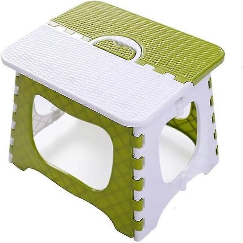 Chaise Pliante, Tabouret Pliant En Plastique Épaissi, Tabouret De Douche Sûr Et Solide, Ouverture À Un Bouton, Pratique Pour Une Utilisation Intérieure Et Extérieure (Vert)