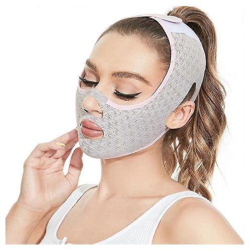 Masque De Sommeil Sculptant Le Visage De Beauté, Masque Amincissant Pour Le Visage V-Line, Mentonnière, Ceinture De Levage Du Visage, Resserrement De La Peau, Masques De Beauté Pour Le Cou / Yy 