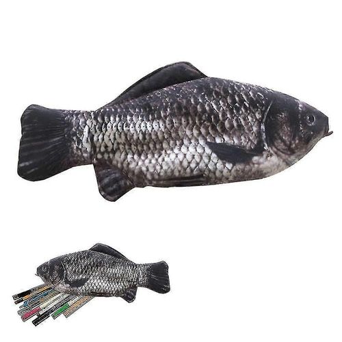 Simulation Étui À Crayons En Forme De Poisson Sac À Crayons Imperméable À L¿Eau Sac À Crayons Fish Coin Purse Nouveauté Sac À Crayons Sac À Crayons Intéressant Sac De Papeterie Durable