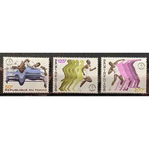 Lot De 3 Timbres Neufs** Tchad 1973 Y&t N° 283 À 285