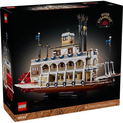 LEGO Ideas - Le bateau à vapeur du Mississippi - 21356