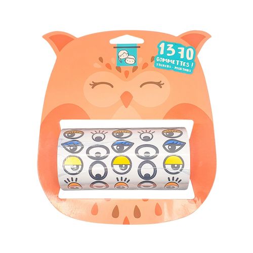 Gommettes En Rouleau Yeux 5 M 1 370 Pièces