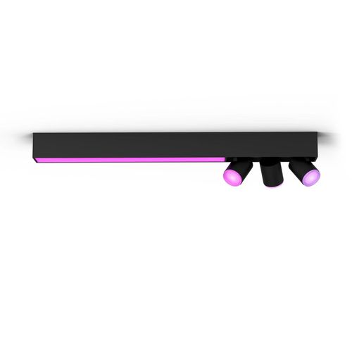 Philips Hue White & Color Ambiance Plafonnier Centris 3 Spots - Noir