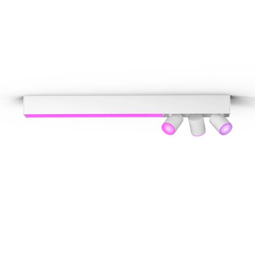 Philips Hue White & Color Ambiance Plafonnier Centris 3 Spots - Blanc