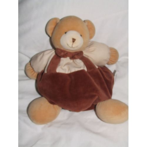 Ours Buathier Boule Marron Beige 30 Cm