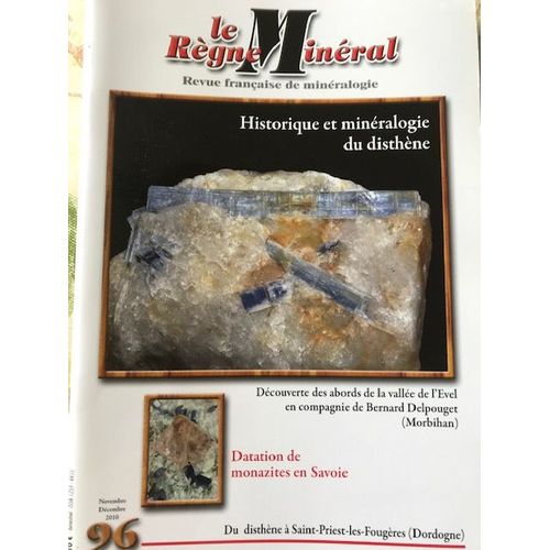 Le Rène Minéral - Revue Française De Minéralogie