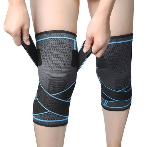 Genouillère Sport, 2 Pièces Genouillère Élastique Réglable, Genouillère De Compression Sports, Genouillère Rotulienne Et