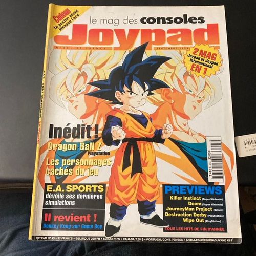 Joypad 45 : Dragon Ball Z Playstation, Killer Instinct, Wipe Out, Doom...