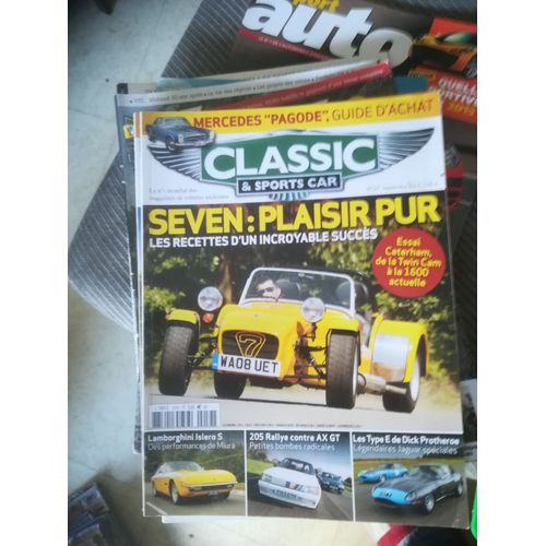Classic Et Sports Car 57 De 2017 Caterham Seven 160,Twin Cam,Lamborghini Islero,Peugeot 205 Rallye,Ax Gt,Bugatti Type 55 Billeter,Jaguar Type E,Ford Bronco,Lancia Appia Serie 3,Riley 1.5,Mercedes 250s