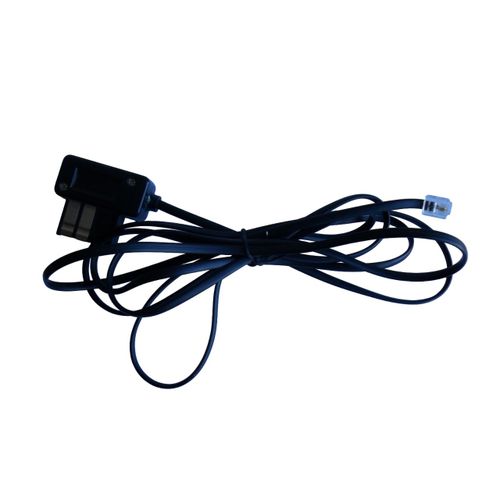 Câble Téléphonique standard 0,5M Rj11 Noir Rj11 6P/4C Pour Téléphone fixe ou Modem ADSL Cordons Fiches Téléphonique avec prise gigogne - 2.50 Mètres