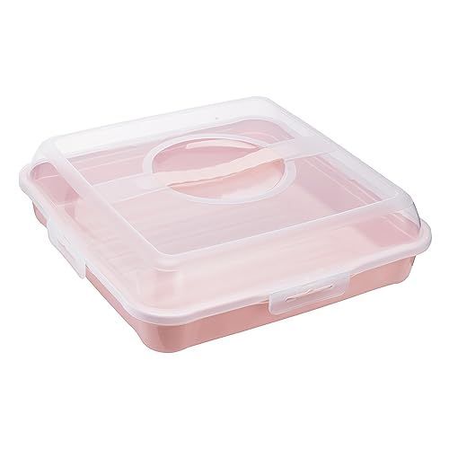 Boîte À Sandwichs - Keeeper - Enrico - Nordic Pink - 34,5 X 34,5 X 10,5 Cm - Polypropylène
