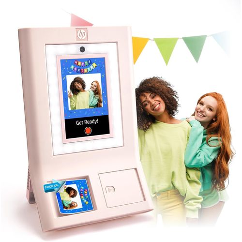 Imprimante Photo instantanée 3x4" HP Sprocket Photobooth Rose