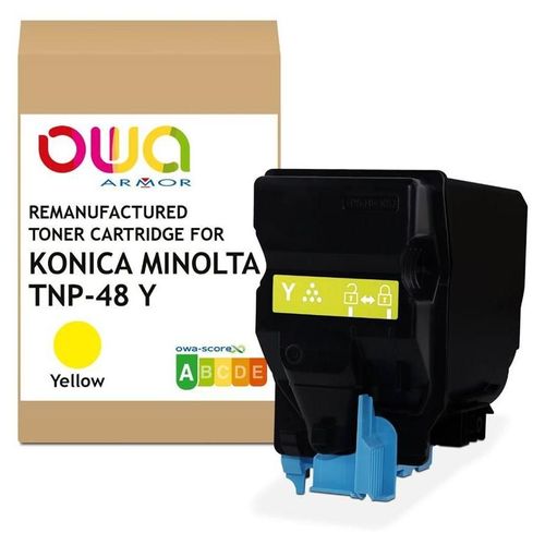 OWA - Jaune - compatible - boîtier - remanufacturé - cartouche de toner (alternative pour : Konica Minolta TNP48Y, Konica Minolta TNP49Y) - pour Develop ineo+ 3350; Konica Minolta bizhub C3351...