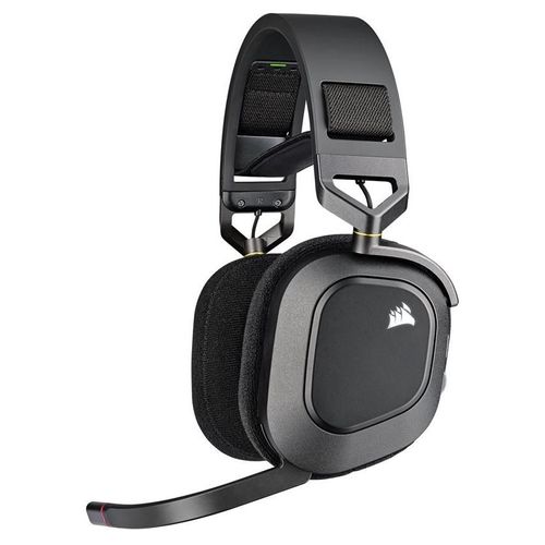 CORSAIR Gaming HS80 RGB - Micro-casque - circum-aural - filaire - USB - carbone