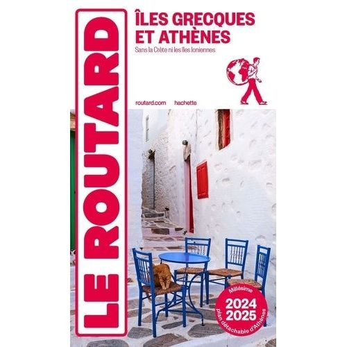 Iles Grecques Et Athènes - Sans La Crète Ni Les Iles Ioniennes (1 Plan Détachable)