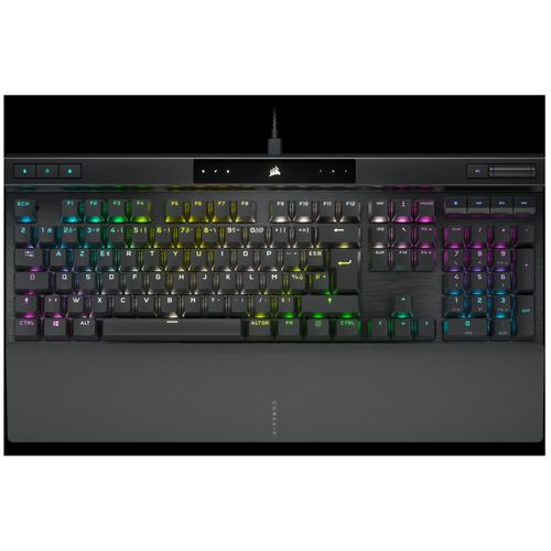 CORSAIR Gaming K70 RGB PRO - Clavier - rétroéclairé - USB - Français - commutateur : CORSAIR OPX RGB - noir - boîte