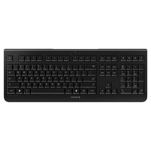 CHERRY KW 3000 - Clavier - sans fil - 2.4 GHz - QWERTY - US avec le symbole de l'euro - noir