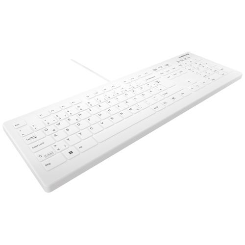 Active Key AK-C8112 - Clavier - médical - 100% - full size - lavable - USB - QWERTZ - Allemand - commutateur : CHERRY SX - blanc