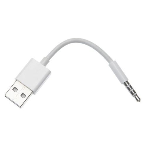 APM - Adaptateur USB - USB (M) pour mini jack 4 pôles (M) - blanc