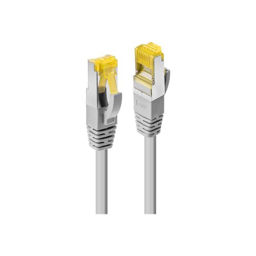 Lindy - Câble réseau - RJ-45 (M) pour RJ-45 (M) - 2 m - SFTP, PiMF - CAT 7 (câble)/CAT 6a (connecteurs) - sans halogène, sans crochet - gris