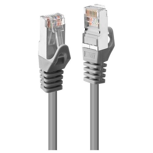 Lindy - Cordon de raccordement - RJ-45 (M) pour RJ-45 (M) - 50 cm - paire torsadée écrantée (F/UTP) - CAT 5e - sans crochet - gris