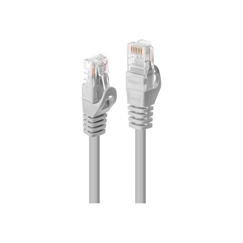 Lindy - Cordon de raccordement - RJ-45 (M) pour RJ-45 (M) - 15 m - UTP - CAT 5e - sans crochet - gris