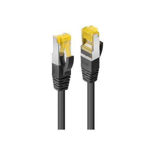 Lindy - Cordon de raccordement - RJ-45 (M) pour RJ-45 (M) - 3 m - SFTP, PiMF - CAT 7 (câble)/CAT 6a (connecteurs) - sans halogène, sans crochet - noir
