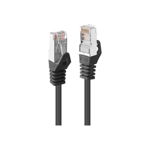 Lindy - Cordon de raccordement - RJ-45 (M) pour RJ-45 (M) - 1 m - paire torsadée écrantée (F/UTP) - CAT 5e - sans crochet - noir