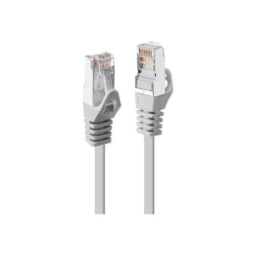 Lindy - Cordon de raccordement - RJ-45 (M) pour RJ-45 (M) - 30 cm - paire torsadée écrantée (F/UTP) - CAT 5e - moulé, sans crochet, bloqué - gris