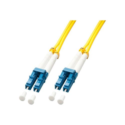 Lindy - Cordon de raccordement - mode unique LC (M) pour mode unique LC (M) - 2 m - fibre optique - duplex - 9 / 125 micromètres - OS2 - sans halogène
