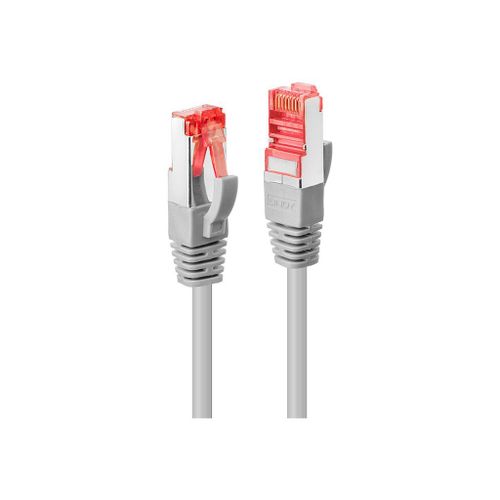 Lindy - Cordon de raccordement - RJ-45 (M) pour RJ-45 (M) - 20 m - SFTP, PiMF - CAT 6e - sans crochet - gris
