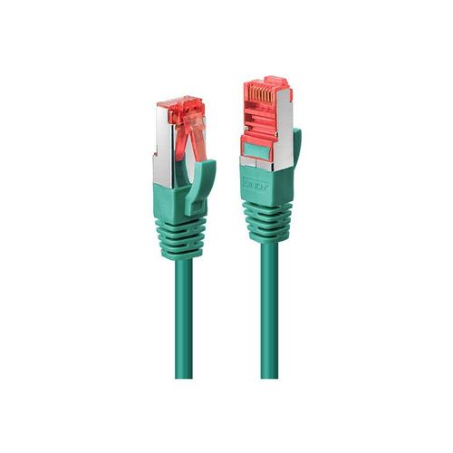 Lindy - Cordon de raccordement - RJ-45 (M) pour RJ-45 (M) - 20 m - SFTP, PiMF - CAT 6e - sans crochet - vert