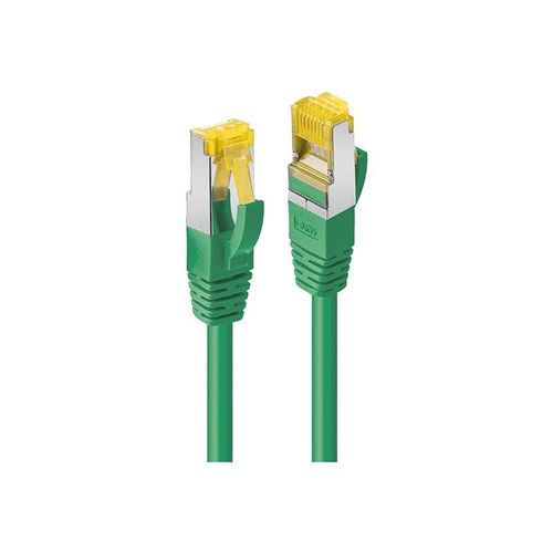 Lindy - Cordon de raccordement - RJ-45 (M) pour RJ-45 (M) - 20 m - 6.5 mm - S/FTP - CAT 7 (câble)/CAT 6a (connecteurs) - sans halogène, sans crochet - vert