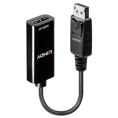 Lindy - Adaptateur vidéo - DisplayPort mâle pour HDMI femelle - noir - support 4K