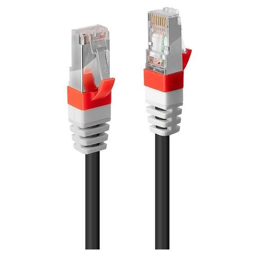 Lindy Premium - Cordon de raccordement - RJ-45 (M) pour RJ-45 (M) - 40 m - SFTP - CAT 6a - sans halogène - noir