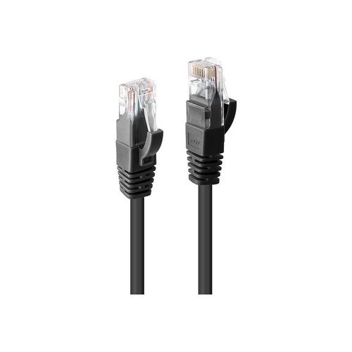 Lindy - Cordon de raccordement - RJ-45 (M) pour RJ-45 (M) - 15 m - UTP - CAT 6 - moulé, sans crochet, bloqué - noir
