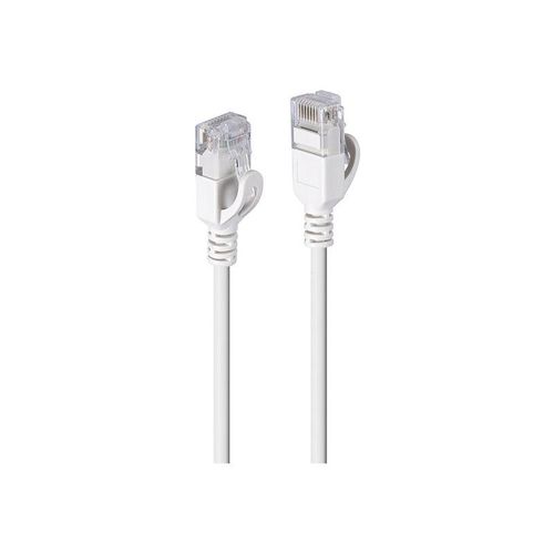 Lindy - Cordon de raccordement - RJ-45 (M) pour RJ-45 (M) - 2 m - 3.6 mm - UTP - CAT 6a - sans crochet - gris