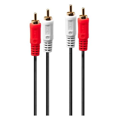 Lindy Premium - Câble audio - RCA x 2 mâle pour RCA x 2 mâle - 2 m