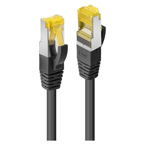 Lindy - Cordon de raccordement - RJ-45 (M) pour RJ-45 (M) - 1 m - 5.8 mm - UTP - CAT 6a - sans halogène, sans crochet - noir (pack de 10)