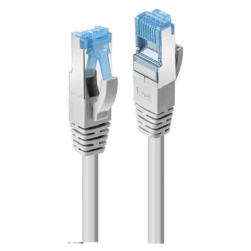 Lindy - Cordon de raccordement - RJ-45 (M) pour RJ-45 (M) - 2 m - 5.8 mm - UTP - CAT 6a - sans halogène, sans crochet - gris (pack de 10)