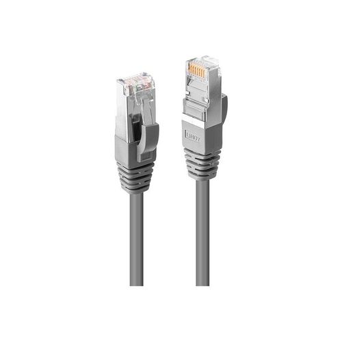 Lindy - Cordon de raccordement - RJ-45 (M) pour RJ-45 (M) - 30 m - SFTP, PiMF - CAT 6 - sans halogène, moulé, sans crochet, bloqué - gris