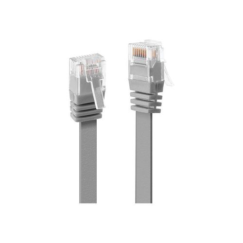 Lindy - Cordon de raccordement - RJ-45 (M) pour RJ-45 (M) - 30 cm - UTP - CAT 6 - moulé - gris