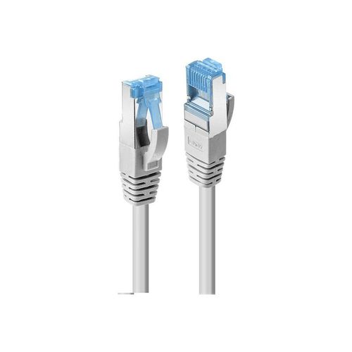 Lindy - Cordon de raccordement - RJ-45 (M) pour RJ-45 (M) - 20 m - SFTP, PiMF - CAT 6a - sans halogène, sans crochet - gris