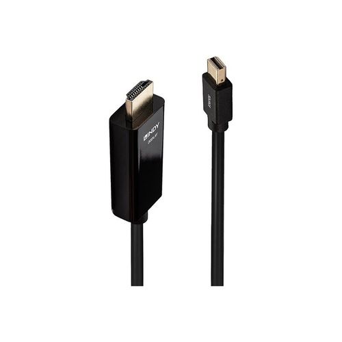 Lindy - Câble adaptateur - Mini DisplayPort mâle pour HDMI mâle - 3 m - passif, support 4K