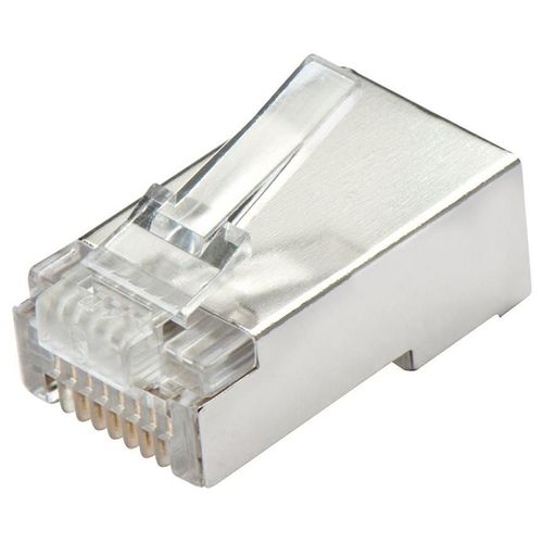 Lindy - Connecteur de réseau - RJ-45 (M) - STP - CAT 5e - transparent - (quantité par pack : 10)