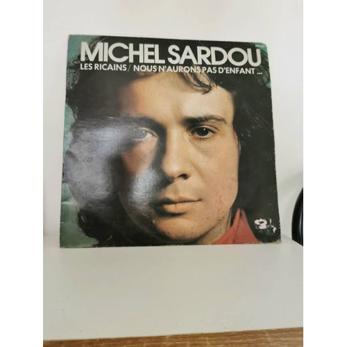 Michel Sardou. Les Ricains. Disque Vinyl 33t.