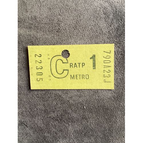 Ticket Vintage Ratp